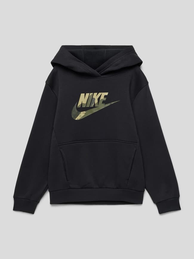 

Толстовка с принтом этикетки Nike, черный