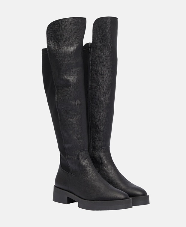 

Сапоги выше колена Steve Madden, черный