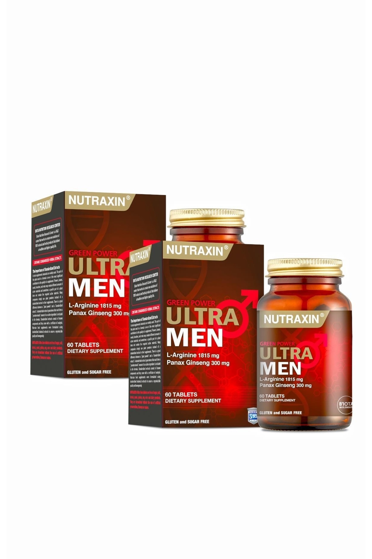 

Nutraxin Ultramen 60 Tablet X 2 шт.