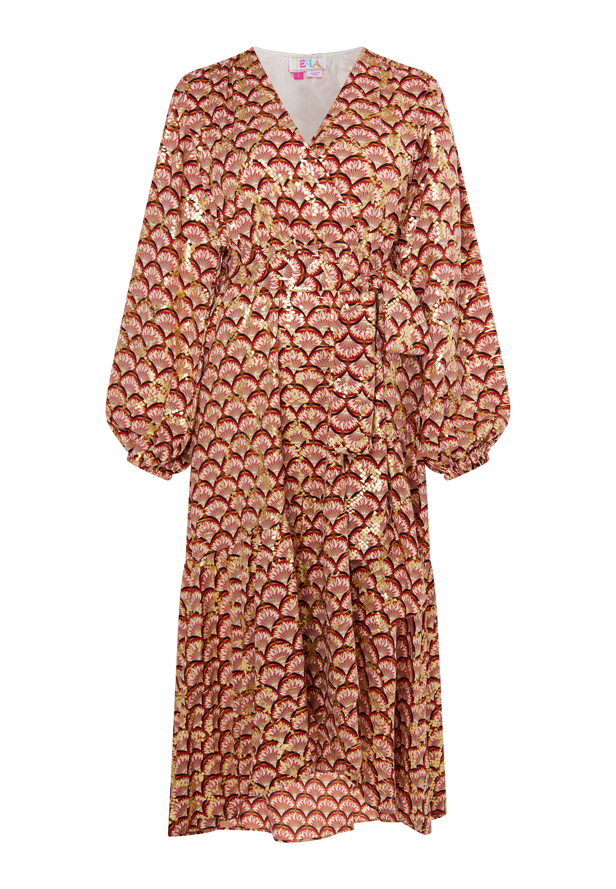 Платье IZIA Maxi Mit Print, цвет Kamel Mehrfarbig платье izia maxi mit print цвет kamel mehrfarbig