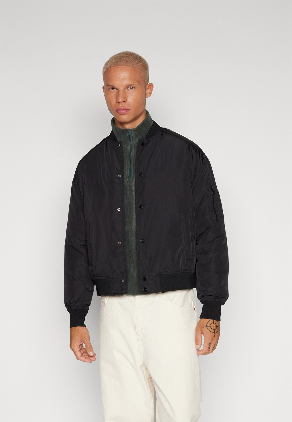 

Куртка-бомбер ONSJOSH CROPPED Only & Sons, черный