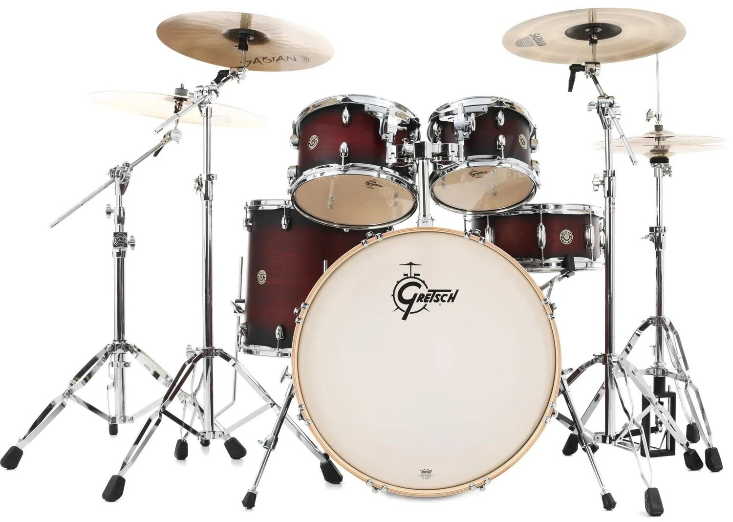 

Gretsch Drums Catalina Maple CM1-E825 Набор из 5 предметов с малым барабаном - Satin Deep Cherry Burst