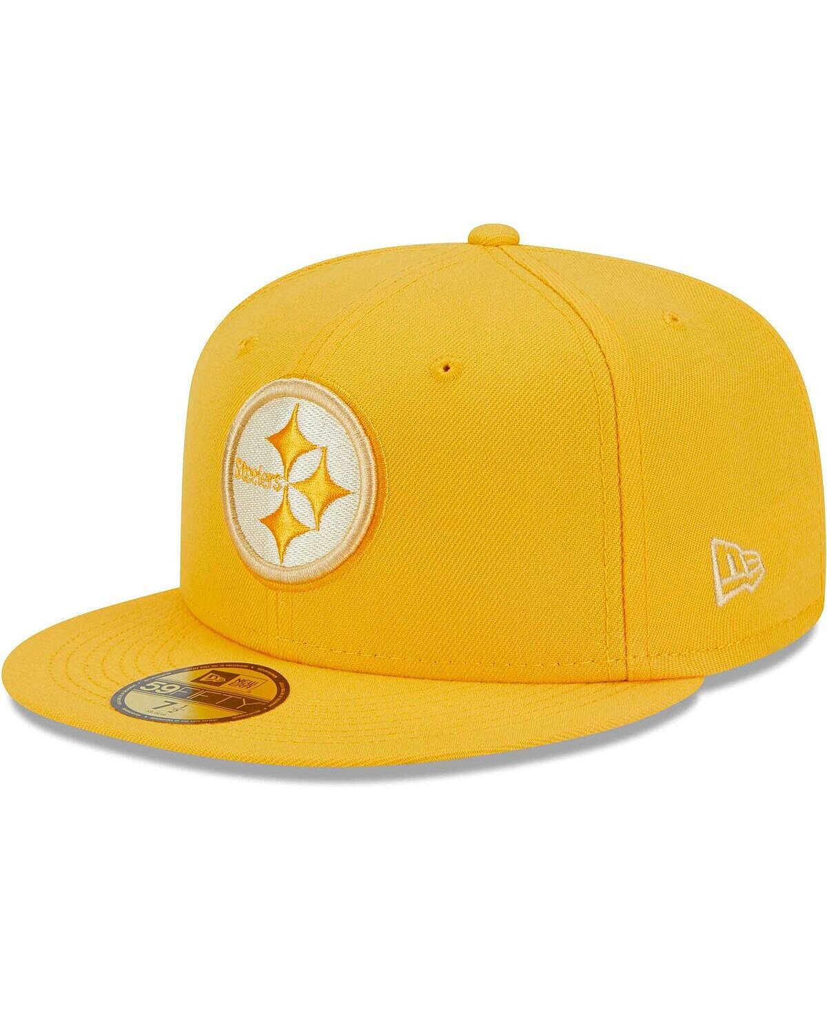 

Мужская золотистая приталенная кепка Pittsburgh Steelers Monocamo 59FIFTY New Era