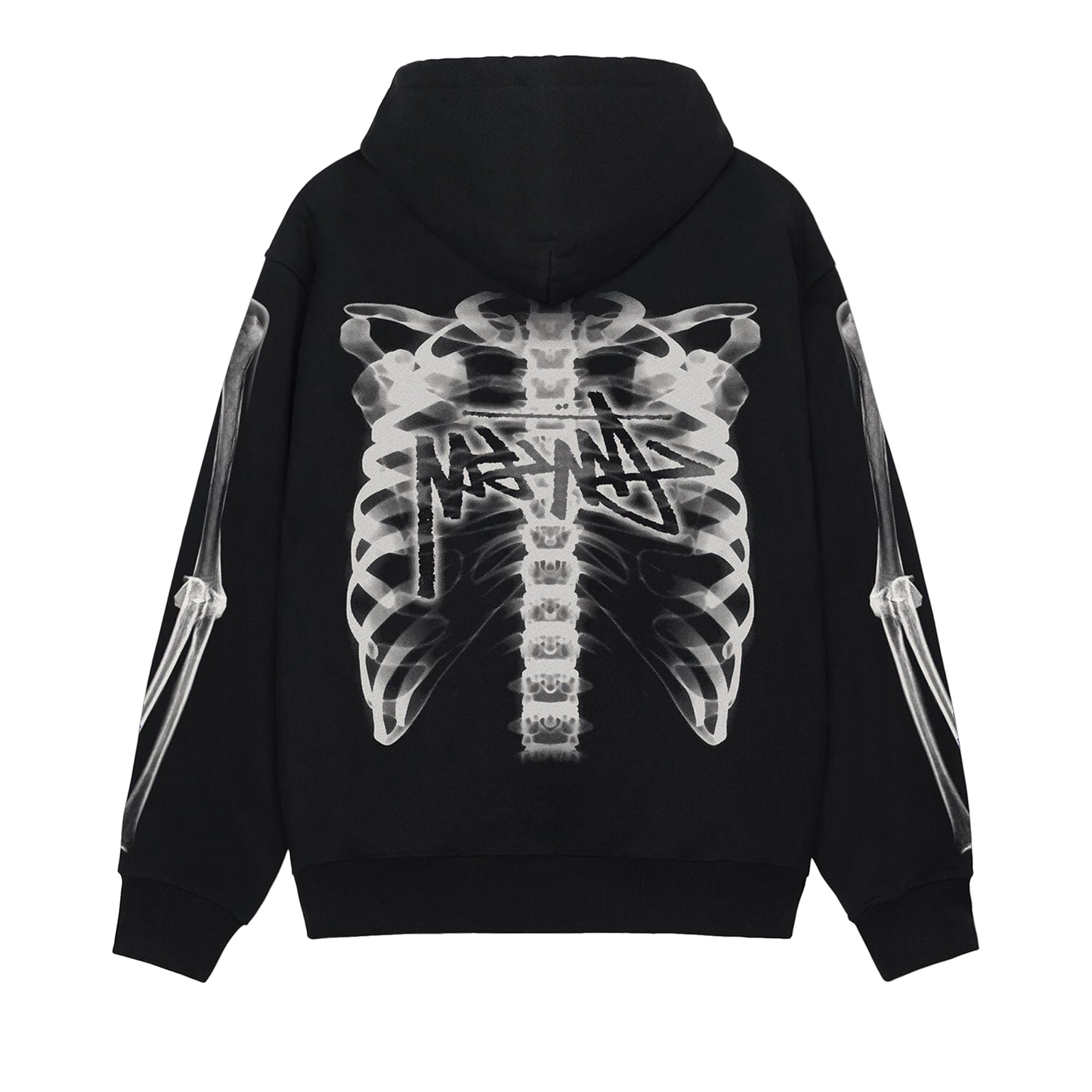 Заказать Толстовка на молнии Stussy Rib Cage, цвет Черный/Белый – цены,  описание и характеристики в «CDEK.Shopping»