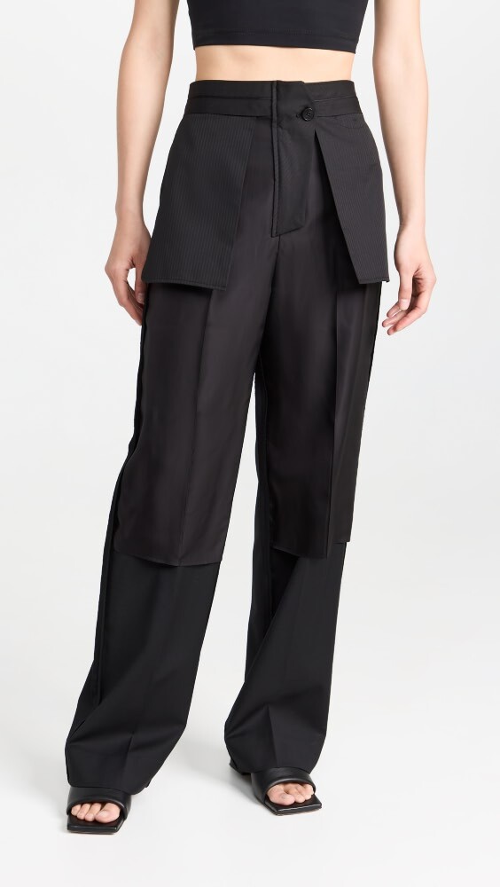 

Брюки GOEN.J Inside Out Wool, черный