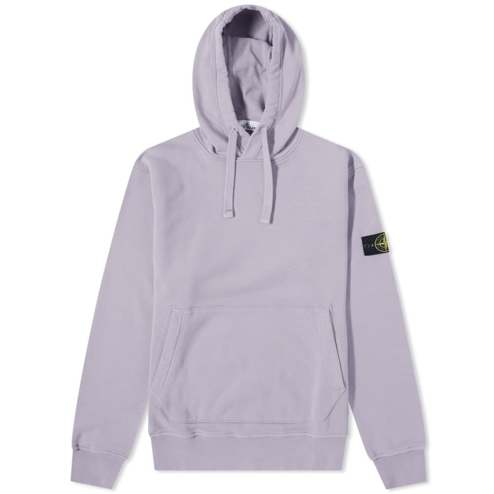 

Толстовка Popover Stone Island, окрашенная в одежде