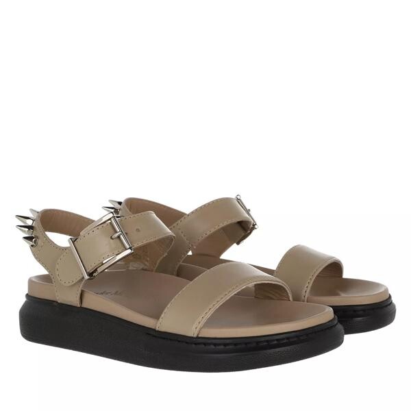 

Сандалии stud sandals leather Alexander Mcqueen, бежевый