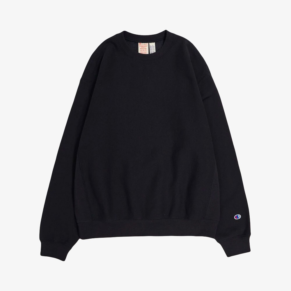 

Толстовка Minimal Reverse Weave Sweatshirt 'Black' Champion, черный