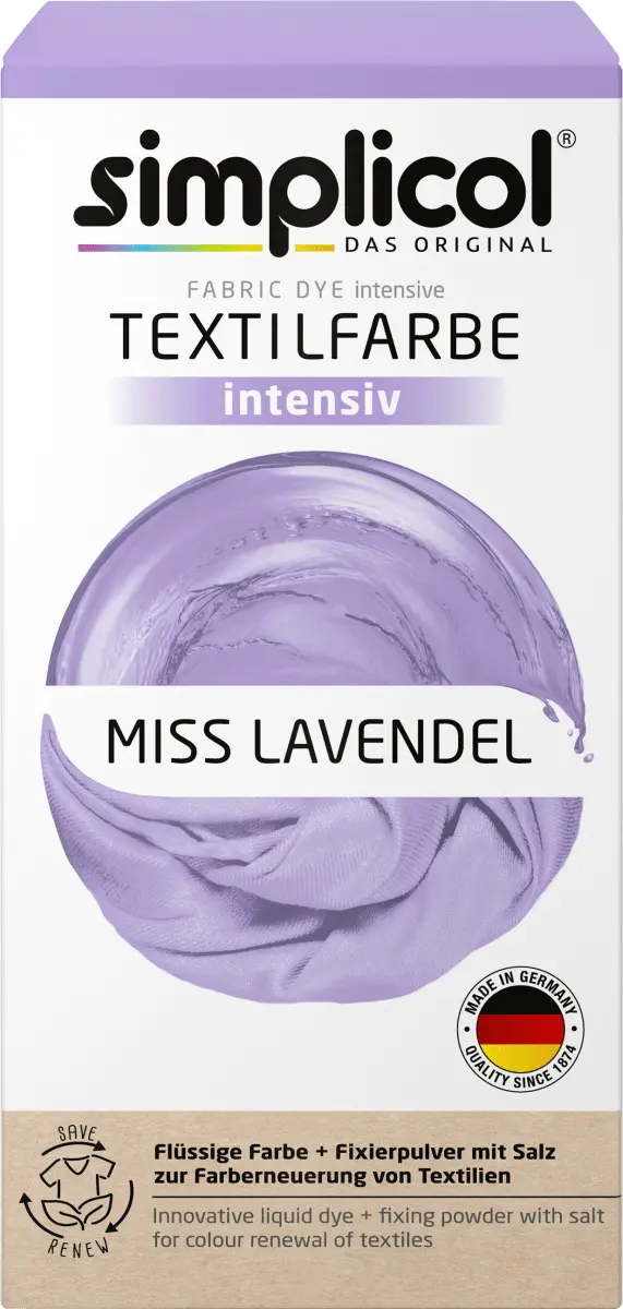 

Краситель для текстиля интенсивный Miss Lavender 1 шт. Simplicol