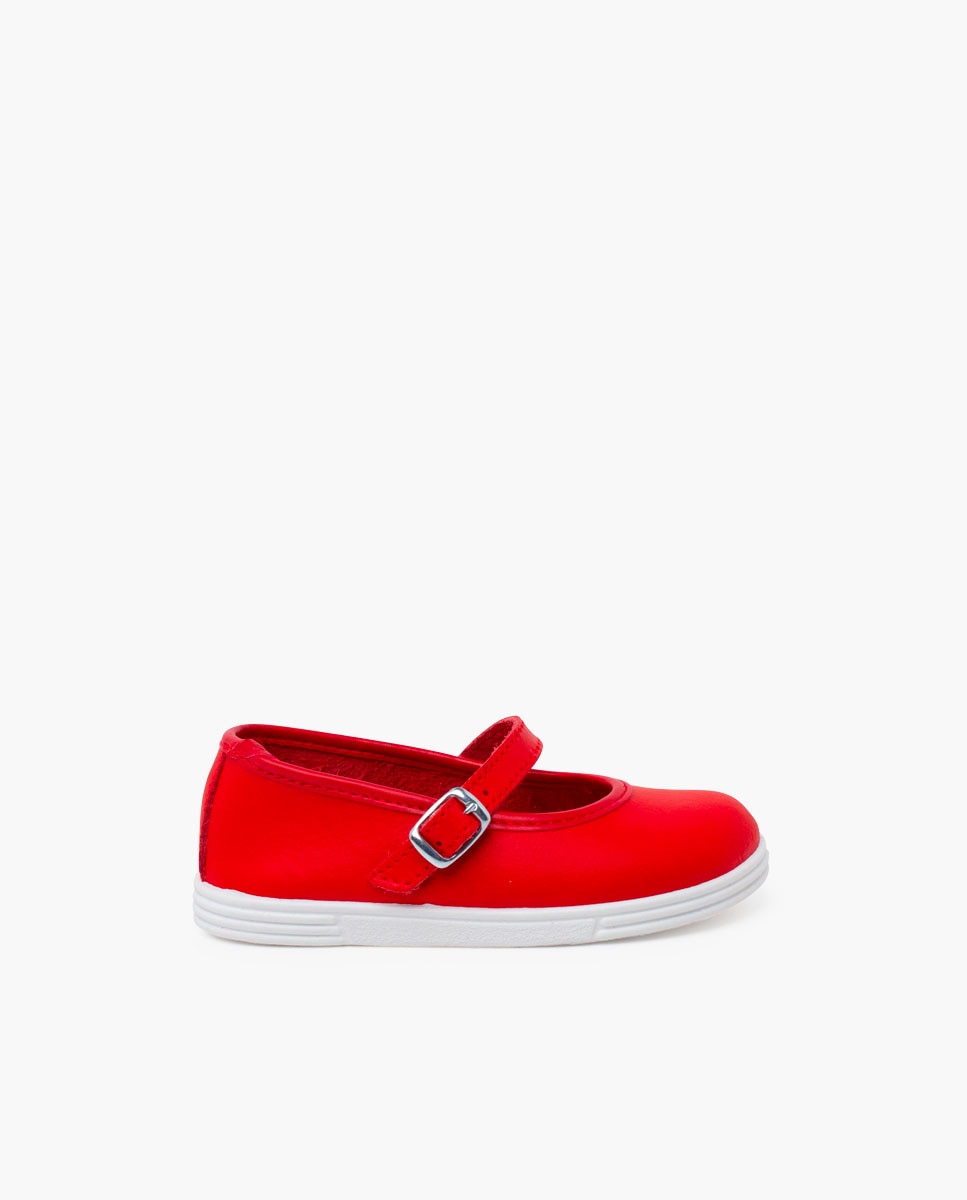 Моющиеся кожаные туфли Мэри Джейн для девочек с пряжкой Pisamonas, красный однотонные красные кожаные туфли мэри джейн для девочек с пряжкой mr mac shoes красный