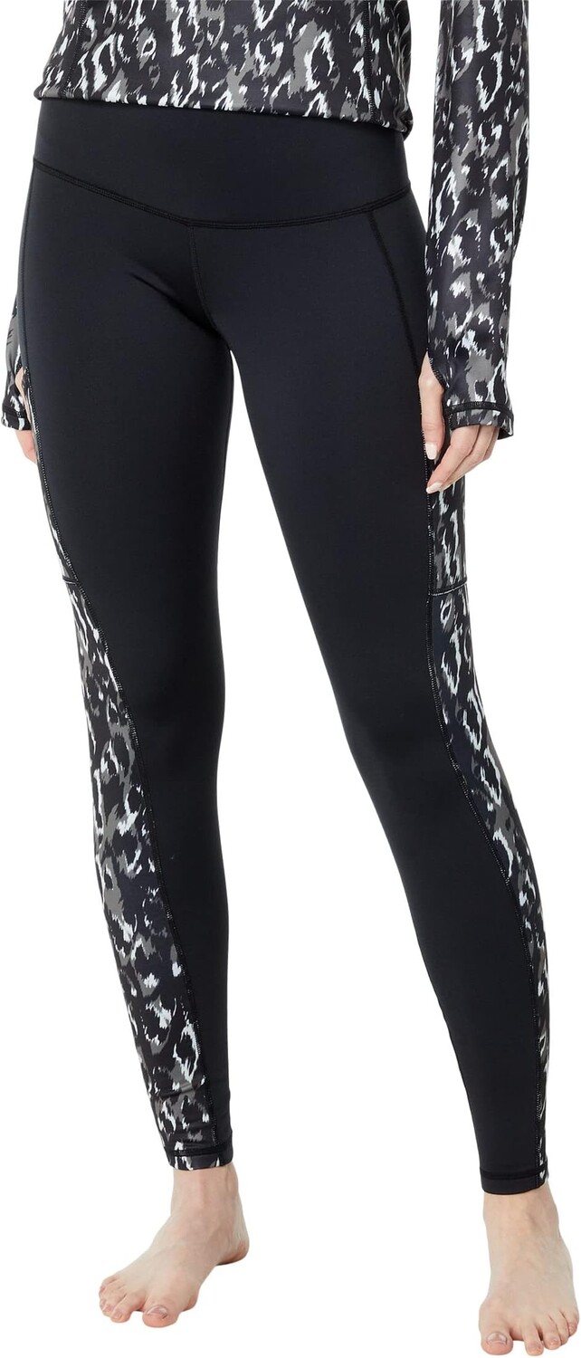 

Брюки Mec Pocket Print Tights Hot Chillys, цвет Black/Black Painted Animal