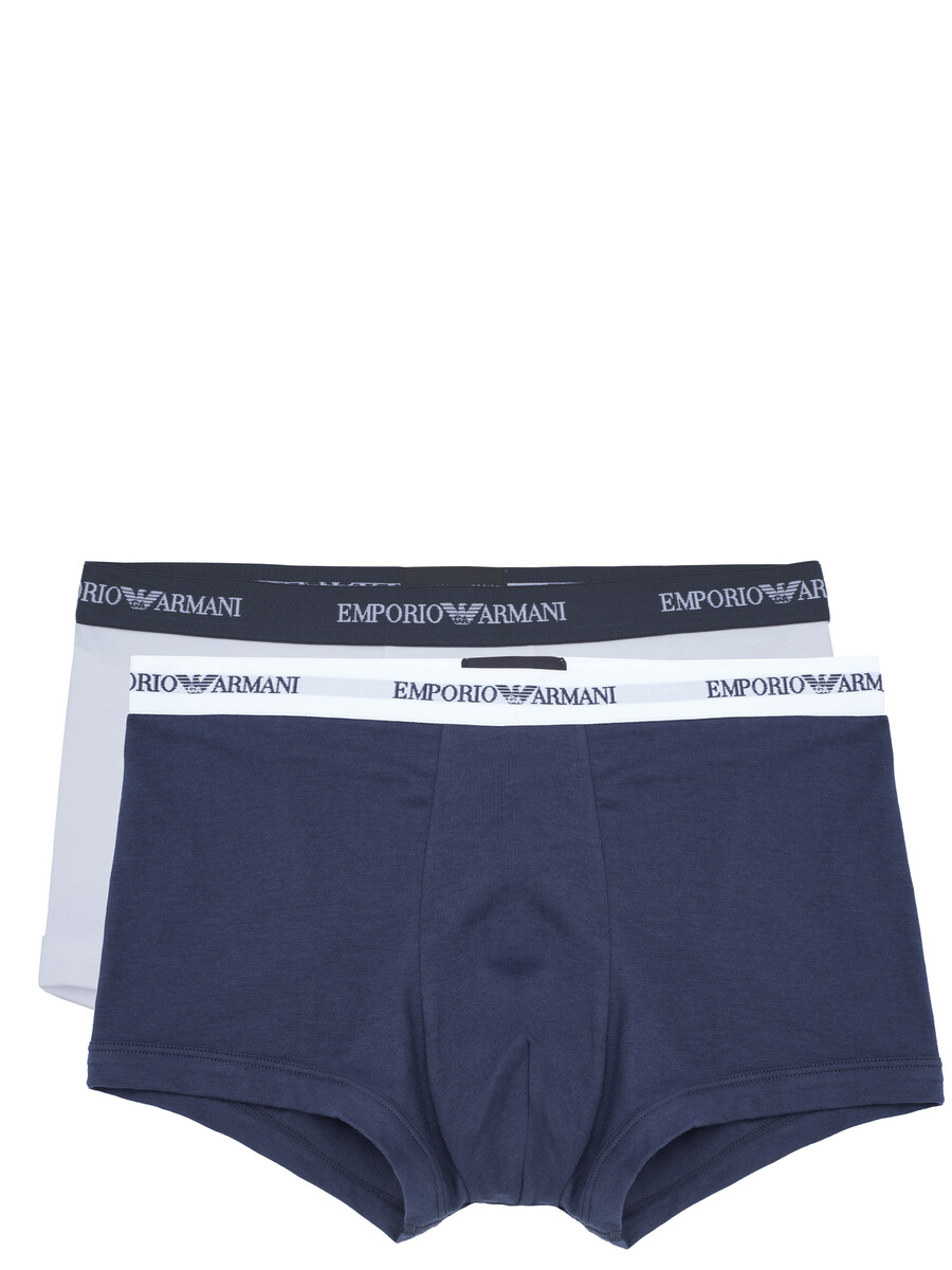 

Шорты Emporio Armani, белый/синий