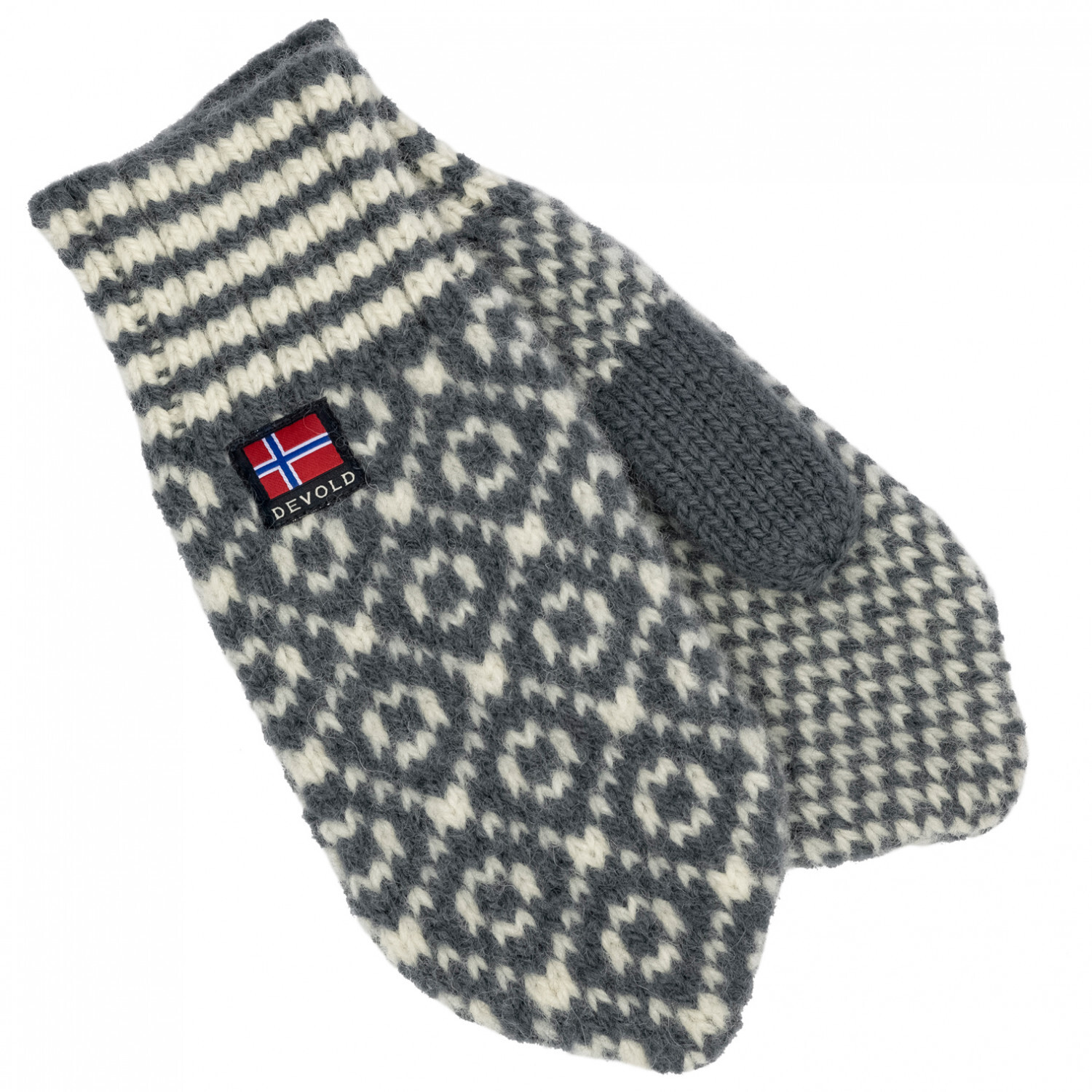 

Перчатки Devold Svalbard Mitten, цвет Turbulence/Offwhite