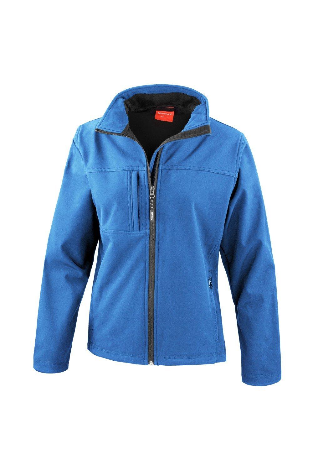 3-слойная куртка Softshell Premium (водонепроницаемая, ветрозащитная и дышащая) Result, синий