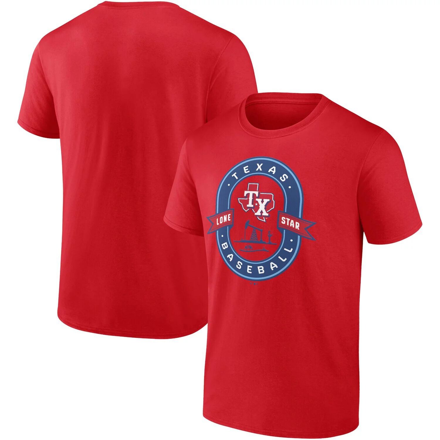

Мужская красная футболка с логотипом Texas Rangers Iconic Glory Bound Fanatics