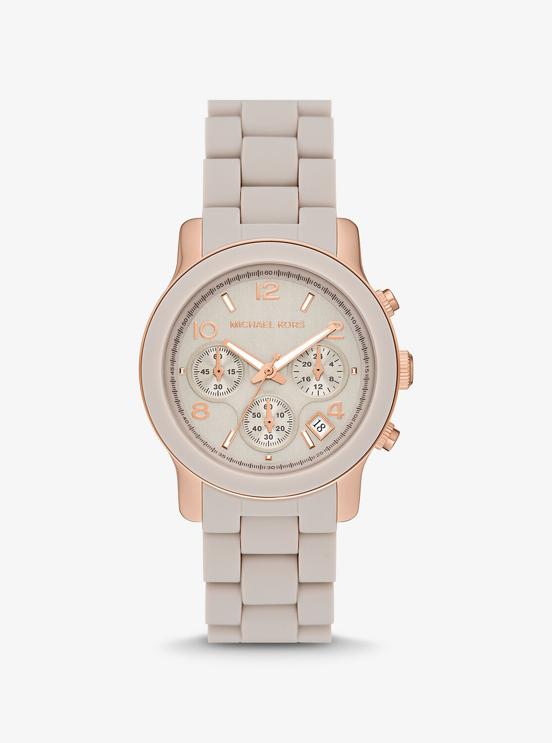 

Двухцветные часы Oversized Runway Michael Kors, красный