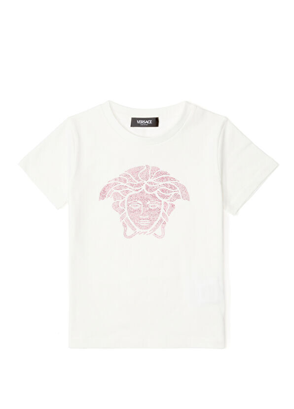 

Футболка для девочки с логотипом Versace, белый