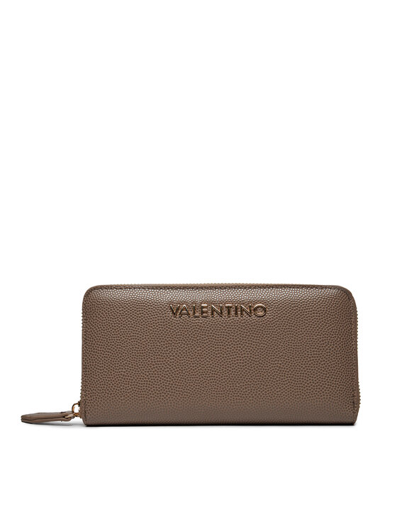 Большой женский кошелек Valentino, серый