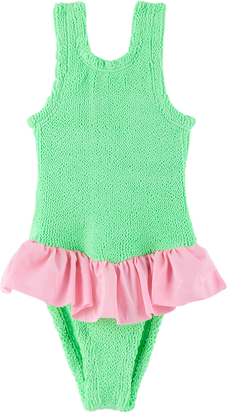 

Сплошной купальник Baby Green Duo Denise Hunza G