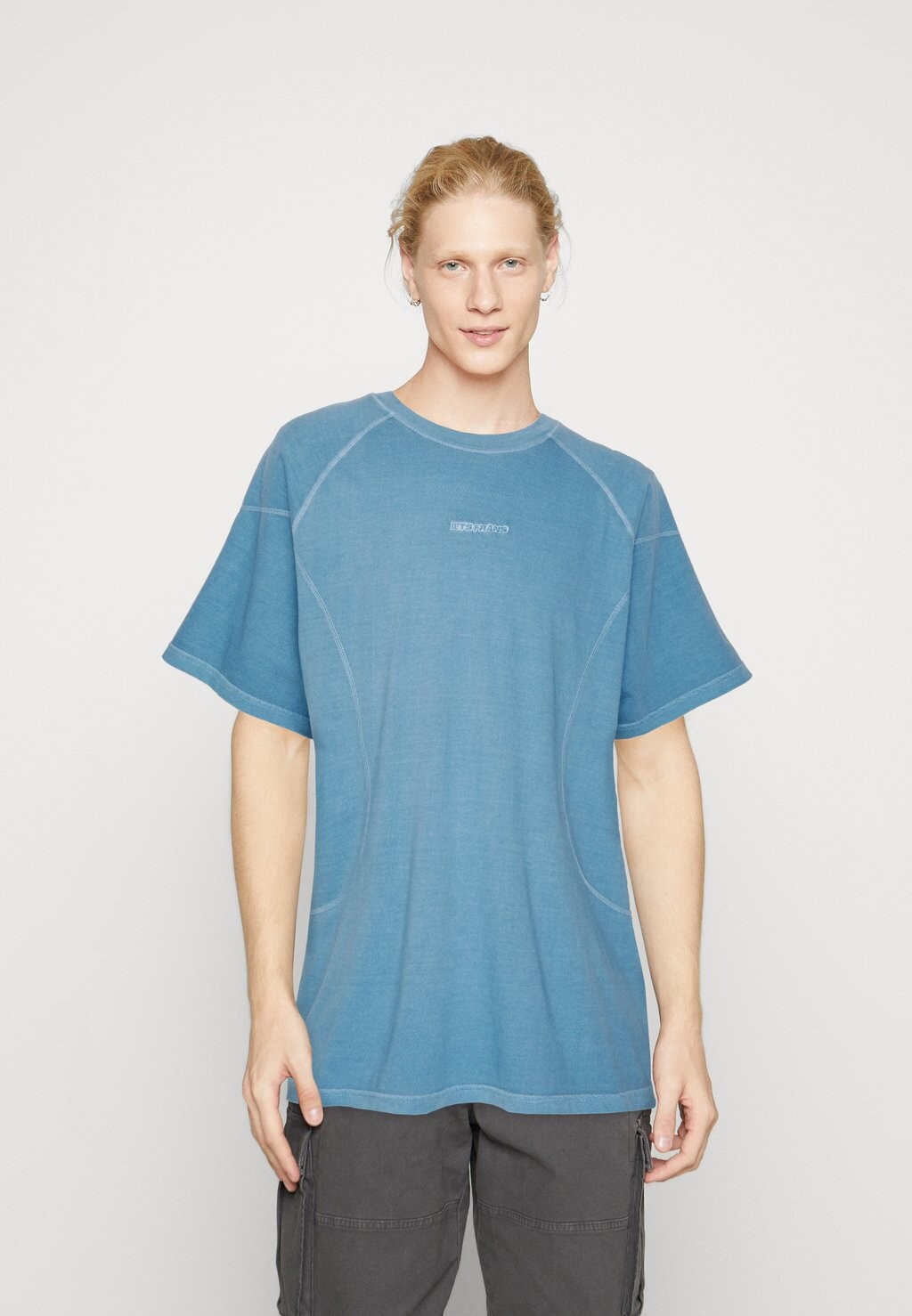 

Футболка с принтом Flatlock Tee Unisex iets frans..., синий
