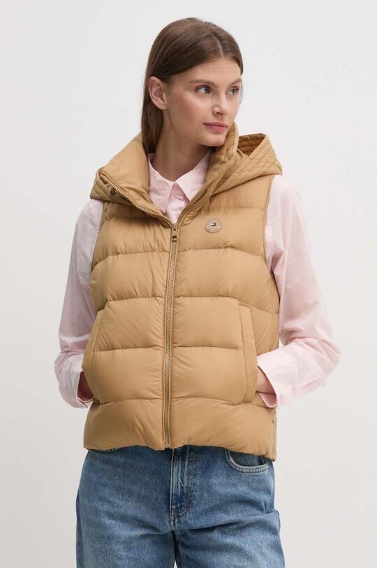 

Пуховой жилет Tommy Hilfiger, бежевый