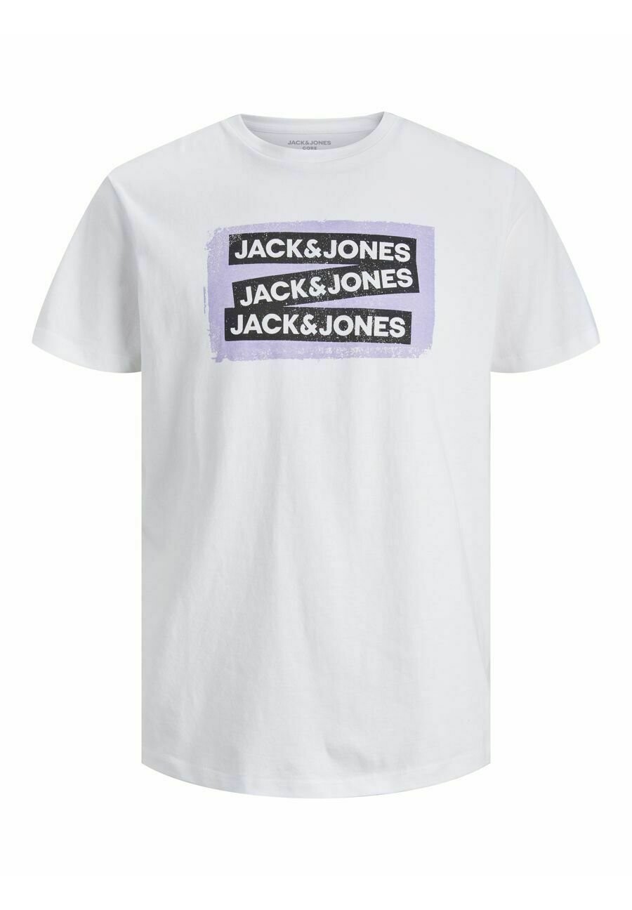 

Футболка с принтом Jack & Jones, молочный, Серый