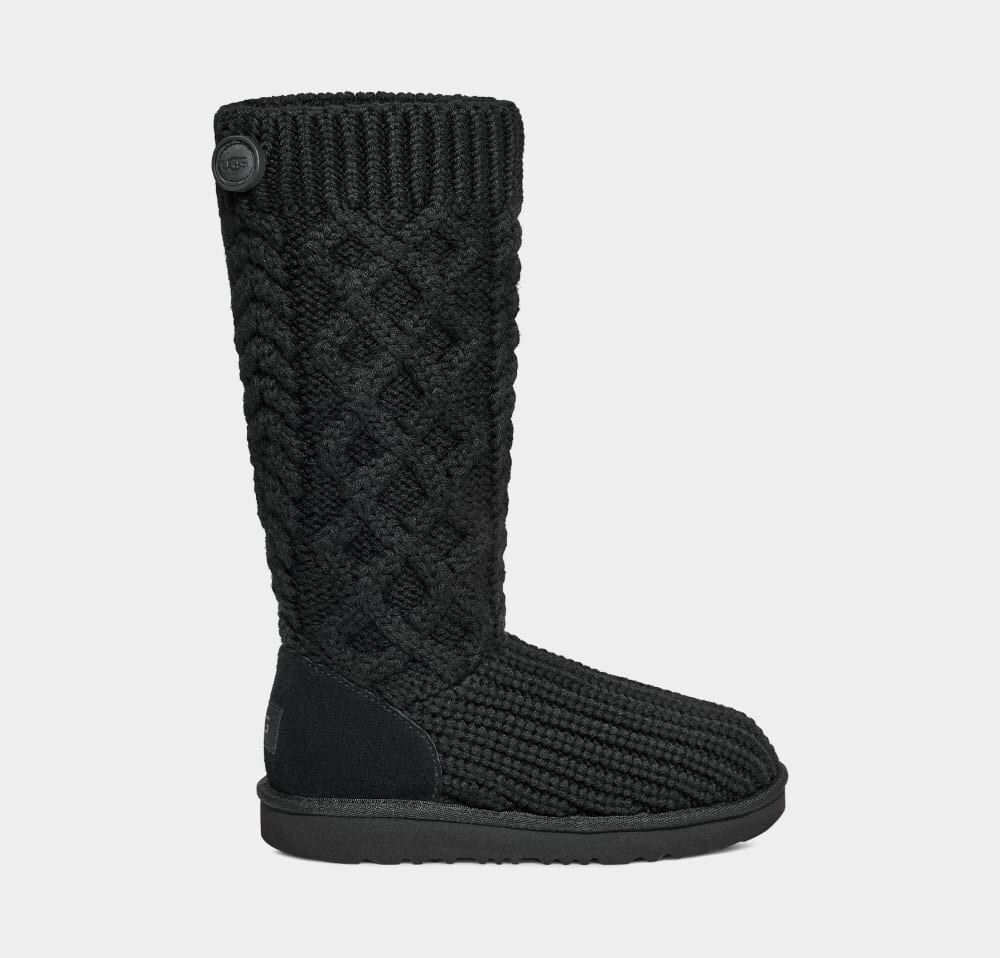 

Сапоги Classic Cardi Cabled Knit UGG, черный
