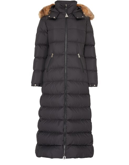 

Длинное пальто Fudson Moncler, черный