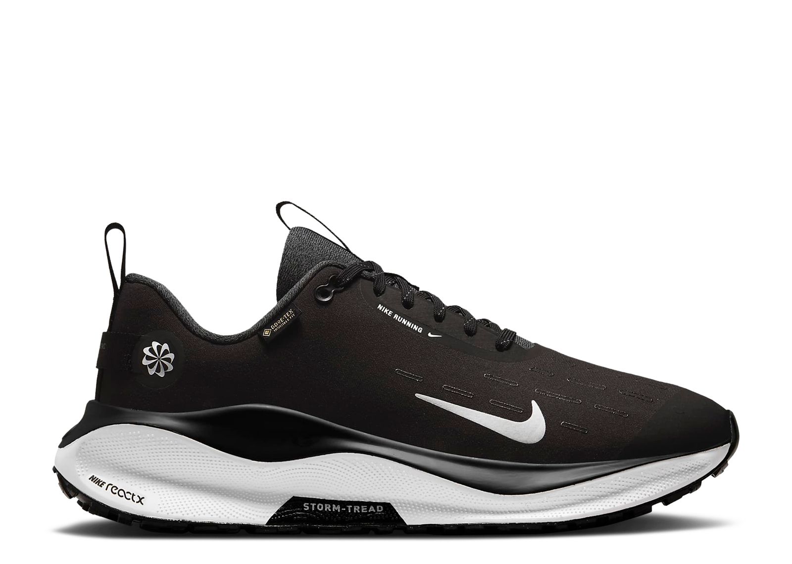 

Кроссовки Nike Reactx Infinity Run 4 Gore-Tex 'Black White', черный