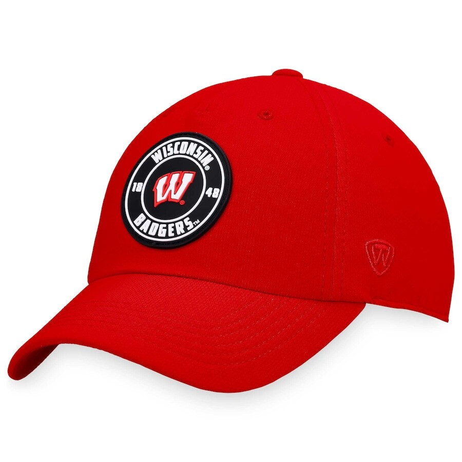 

Бейсболка Top of the World Wisconsin Badgers, красный