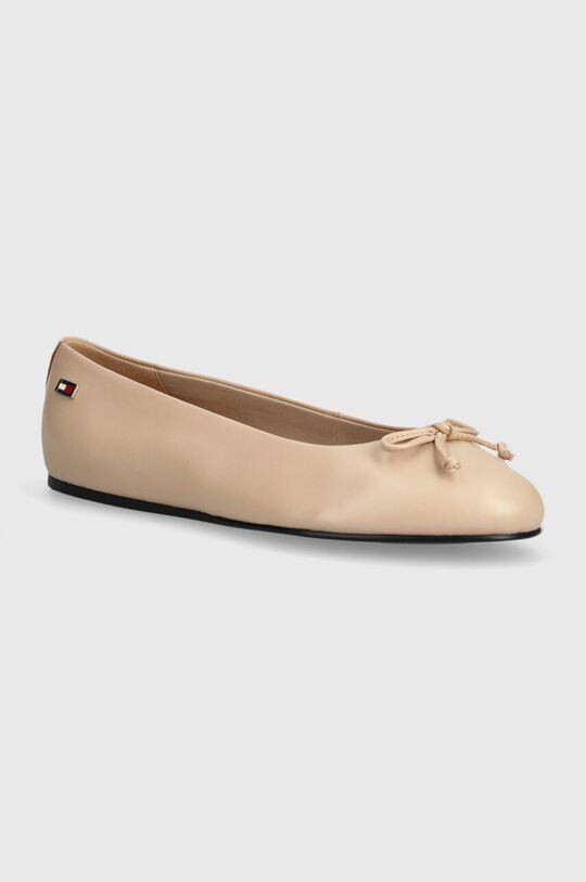 

Кожаные балетки ESSENTIAL CHIC BALLERINA Tommy Hilfiger, бежевый