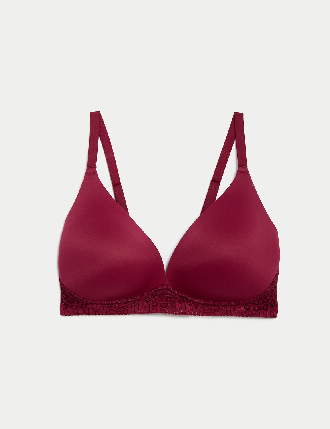 

Бюстгальтер с глубоким вырезом без косточек Body Soft A-E Body, темно-малиновый