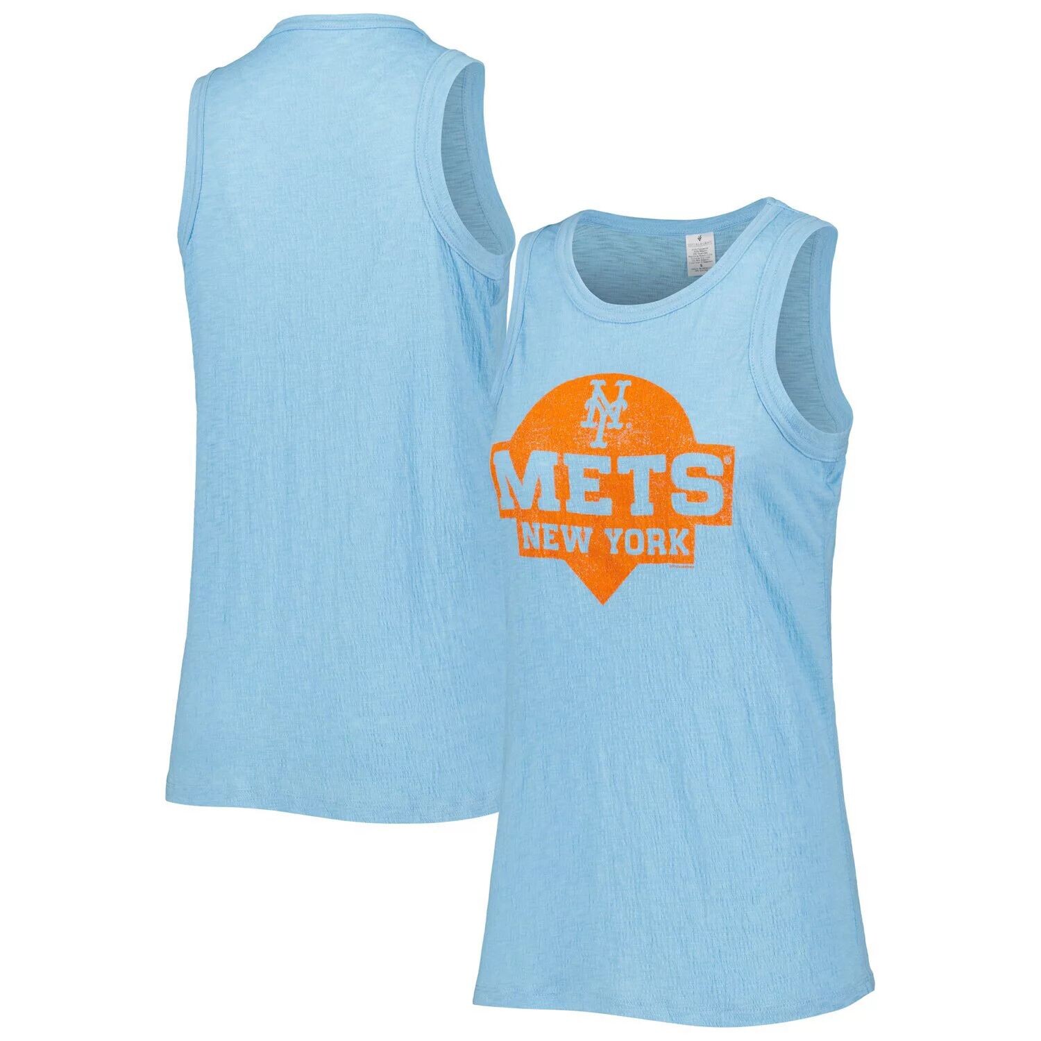 

Женская мягкая, как виноград, майка Royal New York Mets Tri-Blend