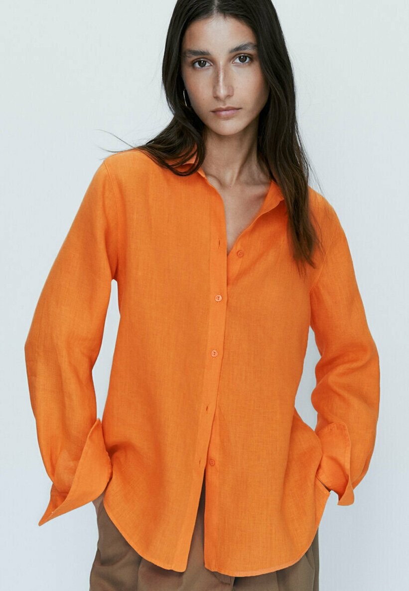 

Блузка на пуговицах Massimo Dutti