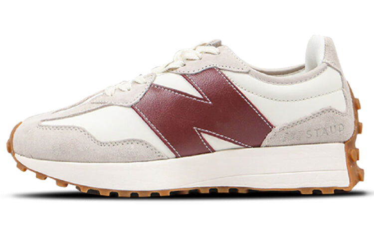 

Кроссовки New Balance Staud x Wmns 327, серый / бордовый