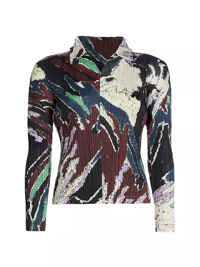 

Рубашка Морозного Леса Pleats Please Issey Miyake, черный