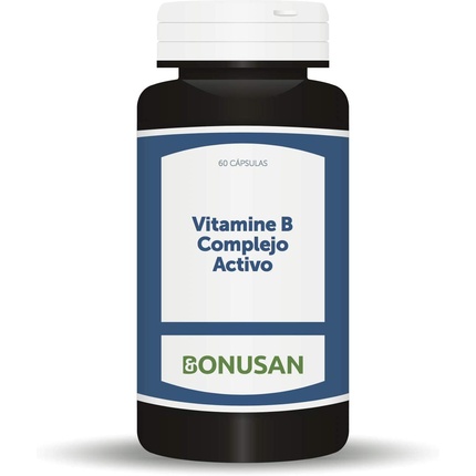 Bonusan Активный комплекс витаминов группы В, 60 капсул комплекс витаминов группы в kenay dr mercola 60 капсул