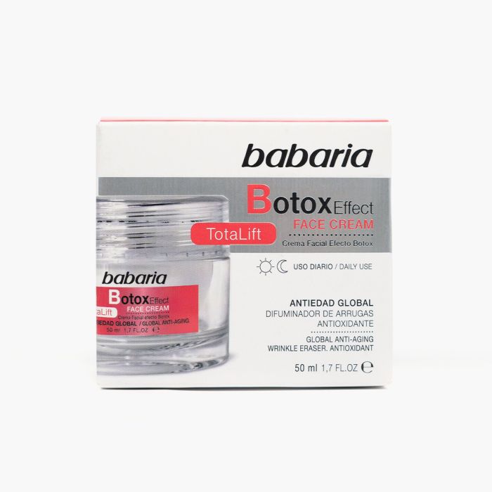 Крем для лица Botox Effect Crema Facial Babaria, 50 ml сыворотка для лица israelik сыворотка для век и лица с эффектом ботокса peptide serum with botox effect