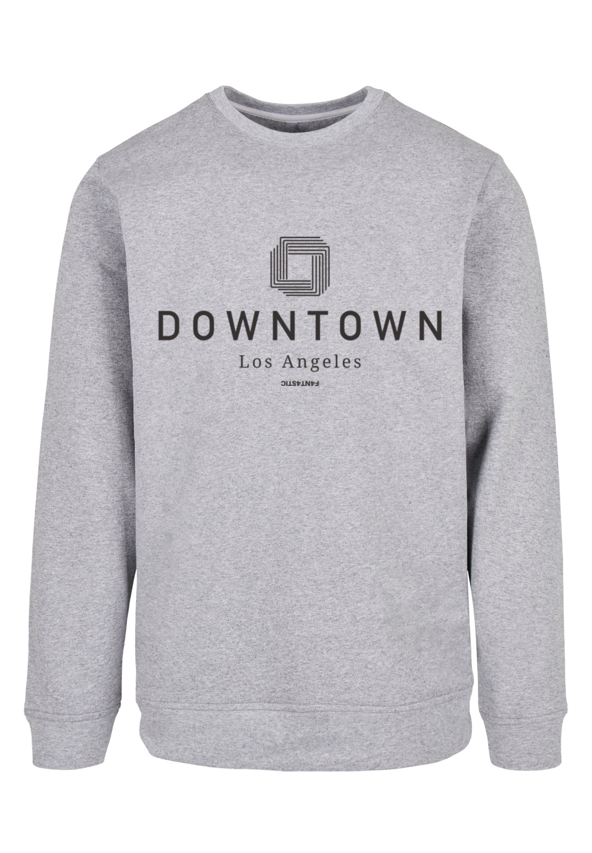Пуловер F4NT4STIC Sweatshirt Downtown LA CREW, цвет grau meliert