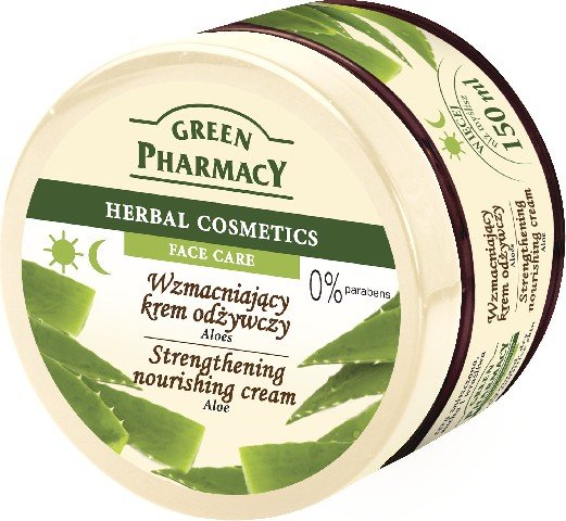крем для лица зеленая аптека алоэ глубокоувлажняющий 200 мл Зеленая Аптека, Укрепляющий крем для лица с алоэ, 150 мл, Green Pharmacy