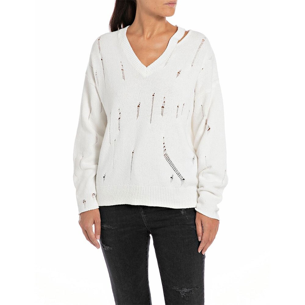

Свитер Replay DK6063.000.G23666 V Neck, бежевый