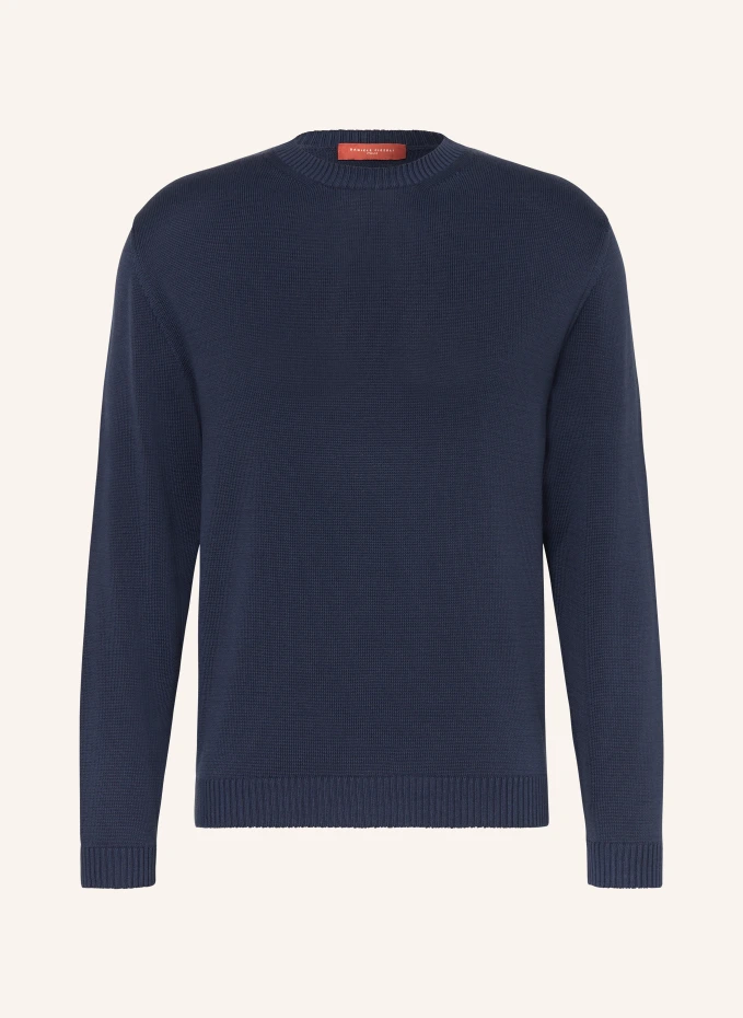 Пуловер Daniele Fiesoli, синий