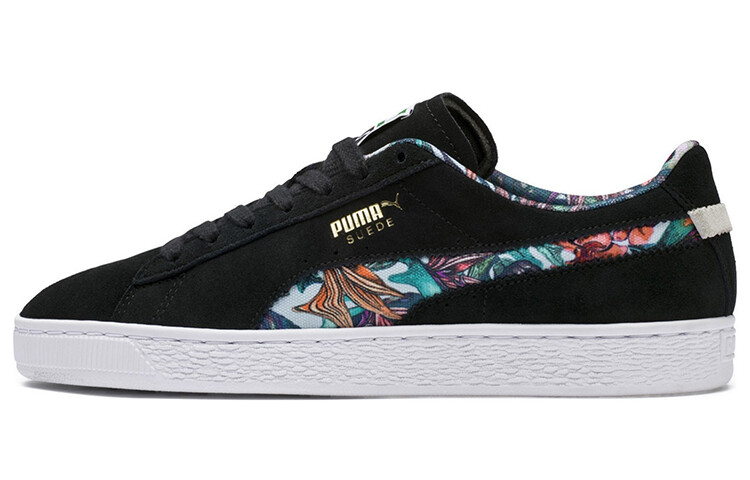 

Унисекс Замшевые туфли Puma для скейтбординга Черный/Белый