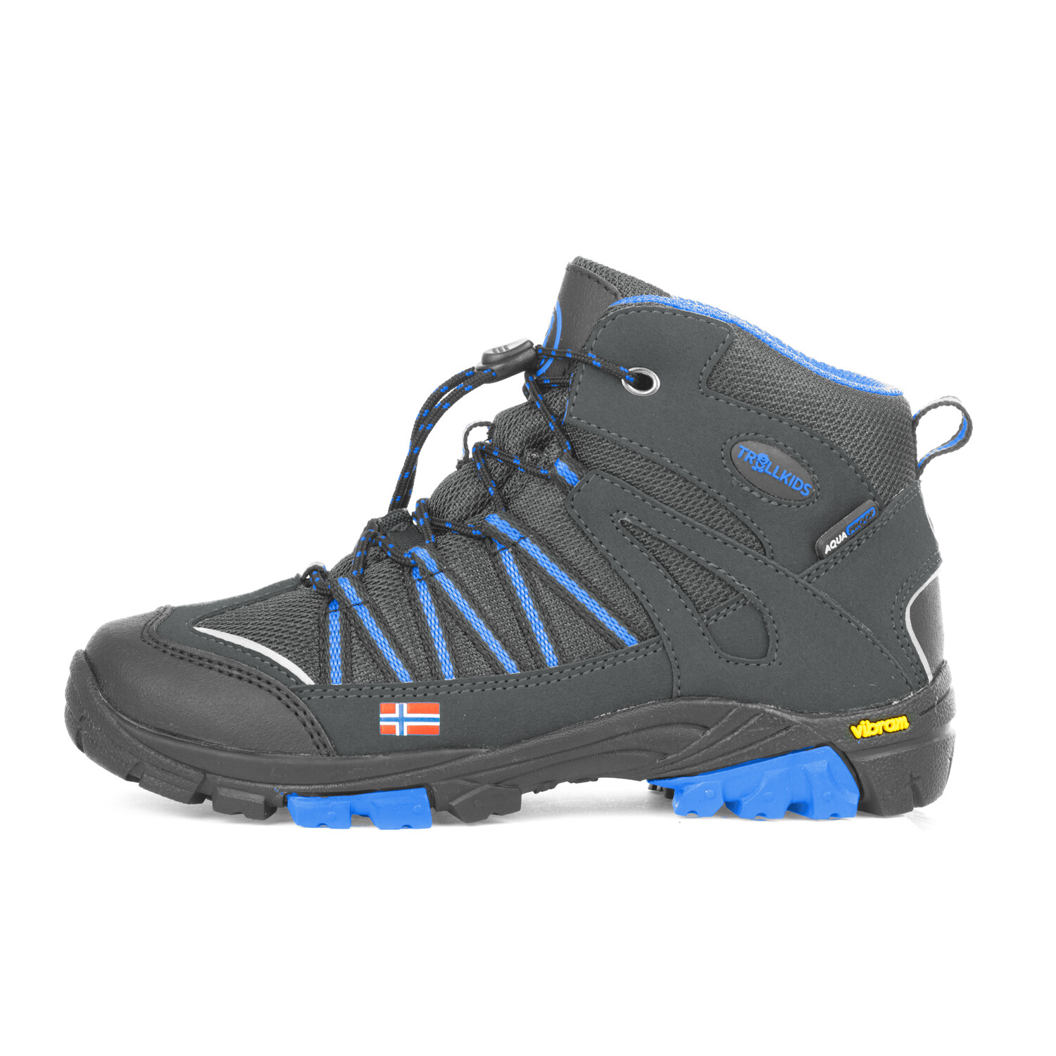 

Кроссовки Trollkids Hiker Mid Lofoten, цвет Antrazit / Mittelblau