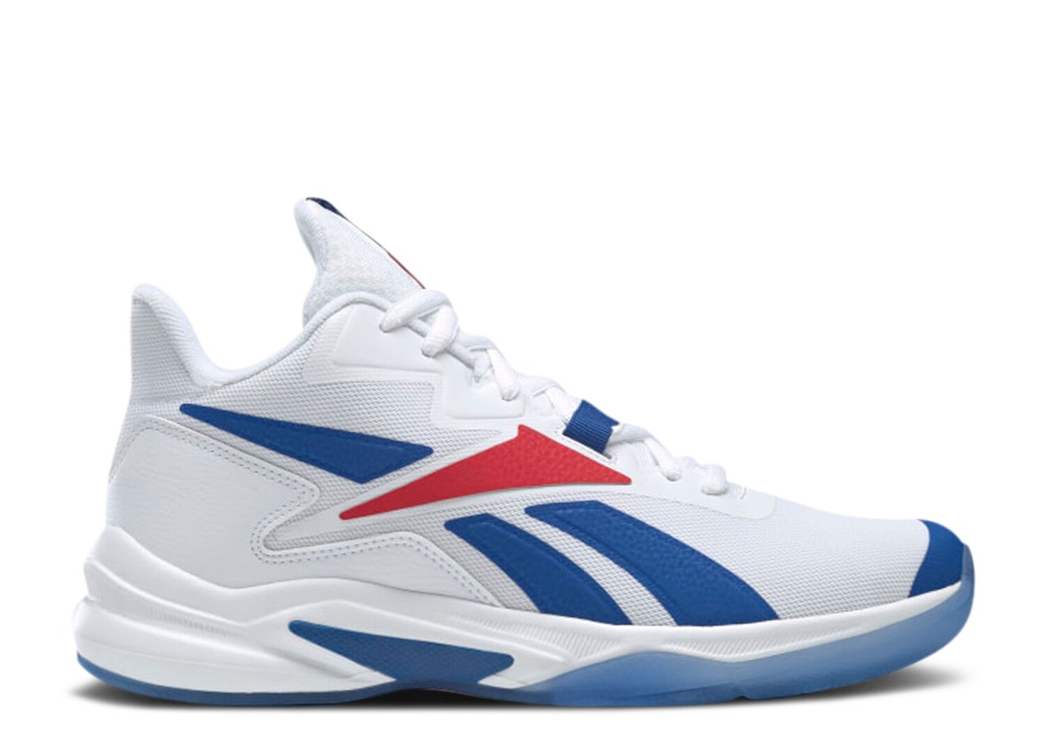 

Кроссовки Reebok More Buckets 'White Vector Blue Red', белый, Белый;серый