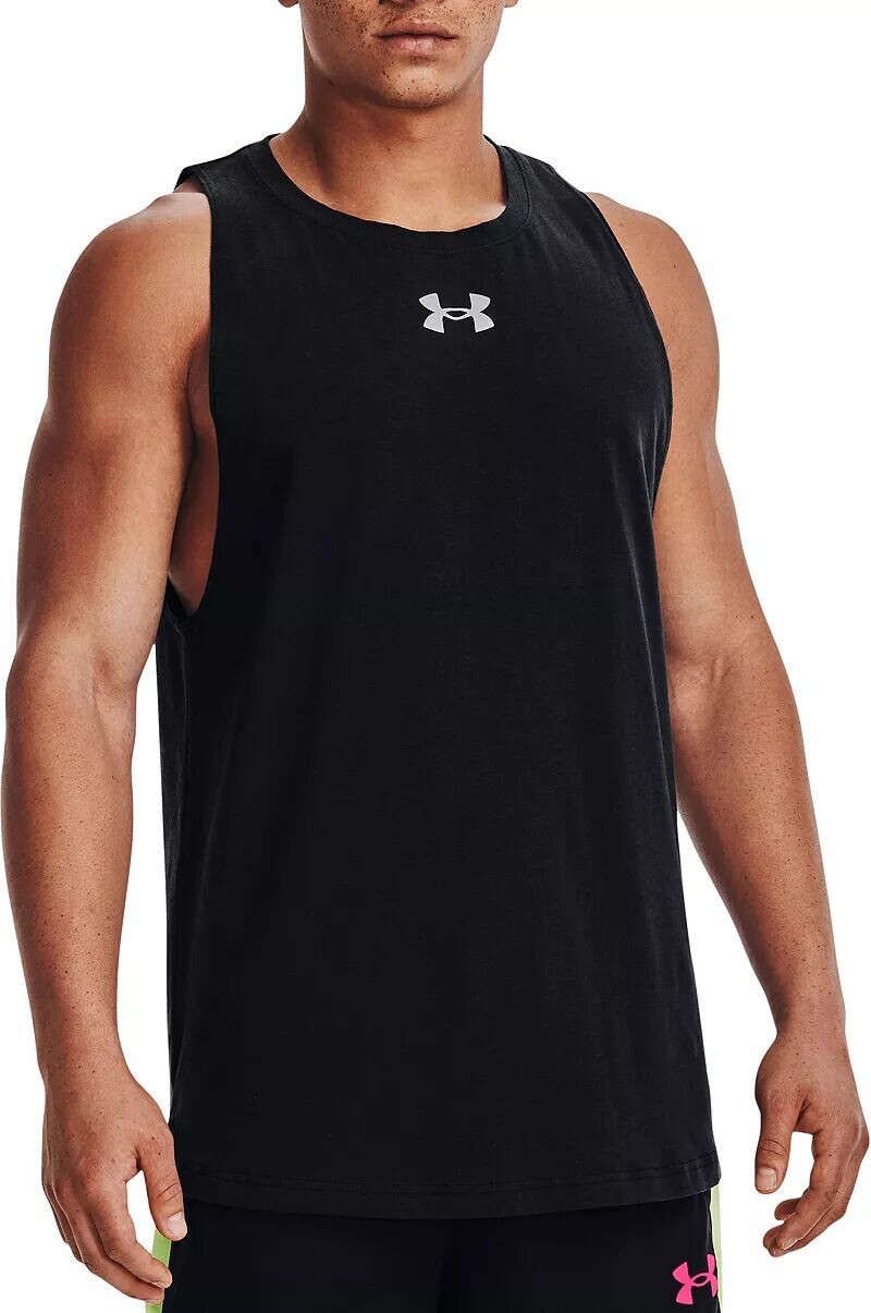

Мужская базовая хлопковая майка Under Armour, черный