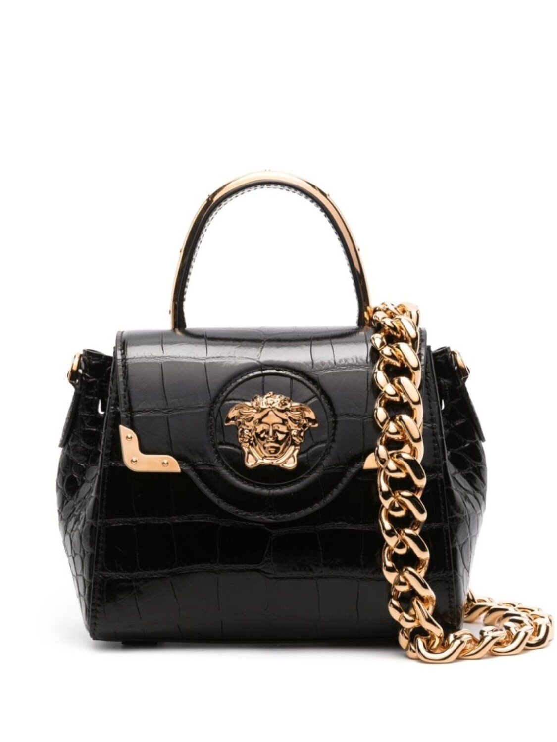 

Versace маленькая сумка-тоут La Medusa, черный