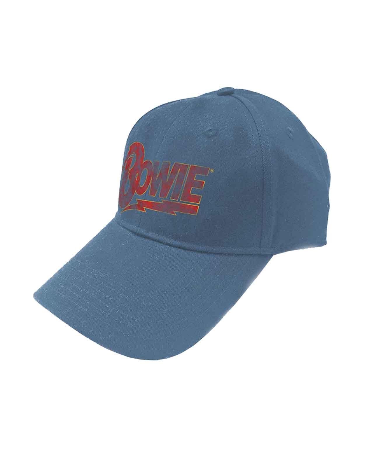 Бейсбольная кепка Snapback с логотипом Flash David Bowie, синий бейсболка красный