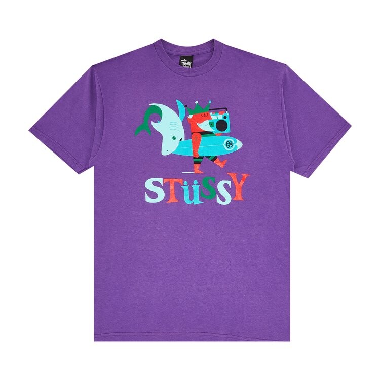 

Футболка Stussy King Surfer 'Purple', фиолетовый