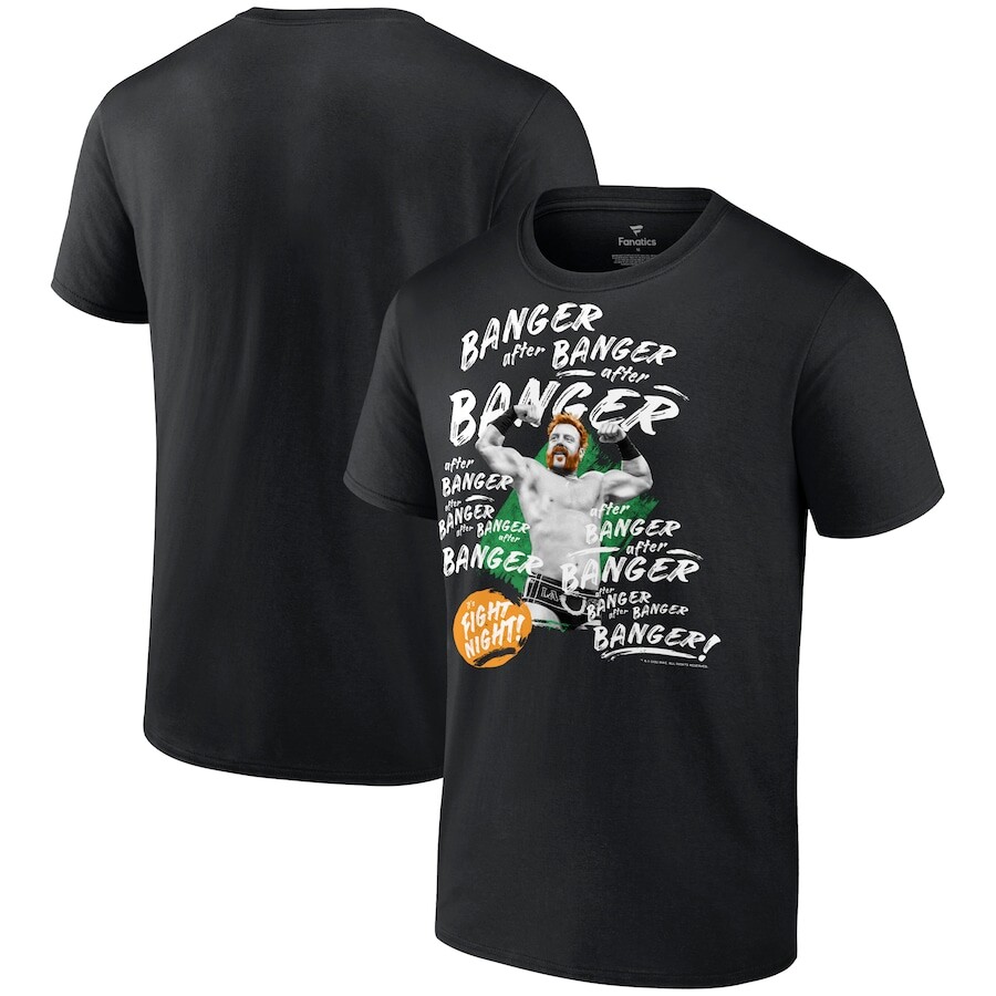 

Футболка с коротким рукавом Fanatics Branded Sheamus, черный